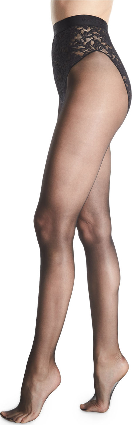 Donna Karan High-Waist Control-Top Tights