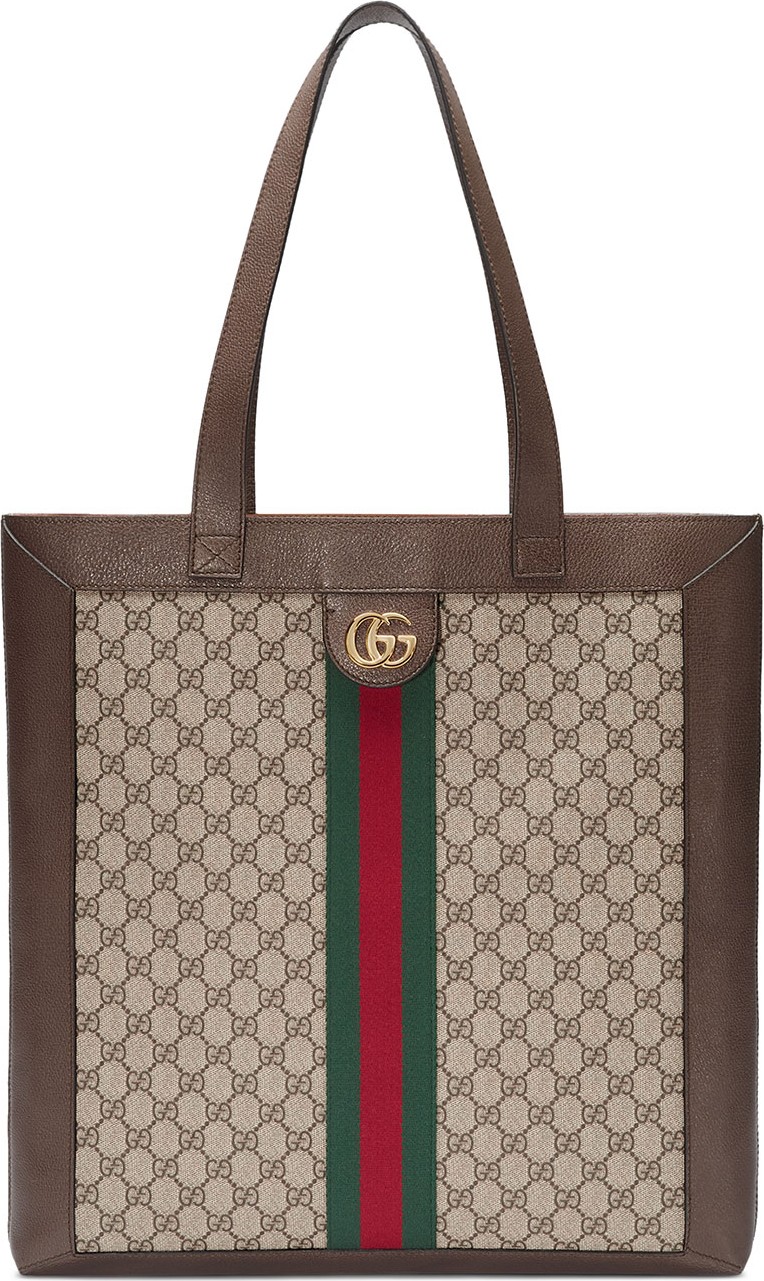 Gucci GG Supreme Jacquard Striped Tote Bag