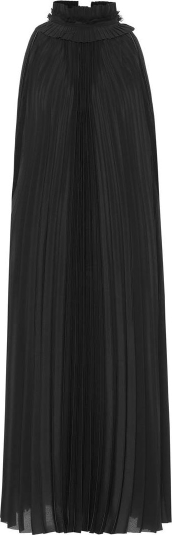Haider Ackermann Pleated silk dress