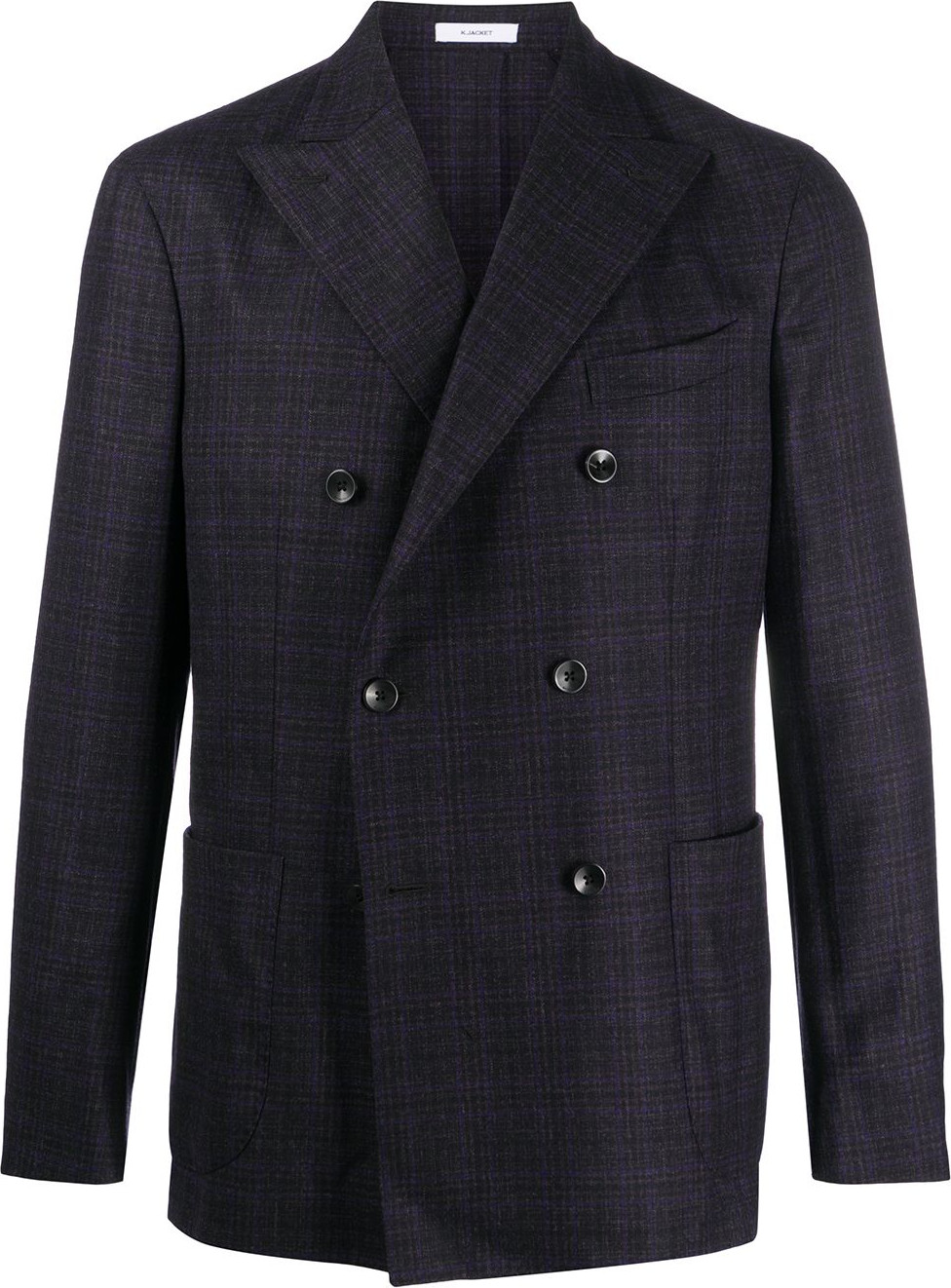 Boglioli - Double-breasted check pattern blazer