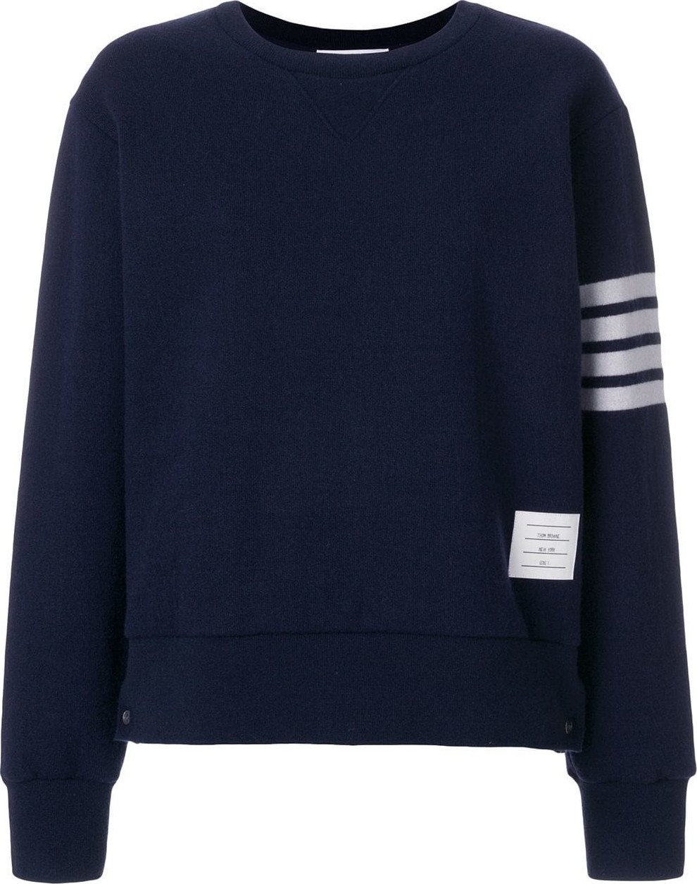 Thom Browne Double-faced Cashmere Crewneck Sweatshirt