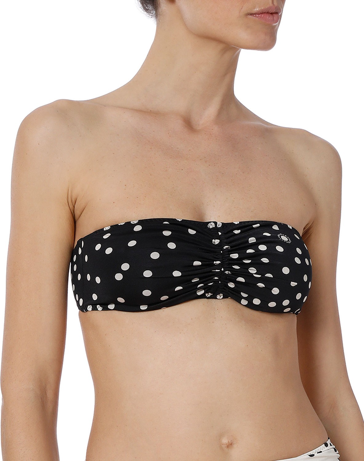 Stella McCartney Polka Dot Bandeau Bikini Top