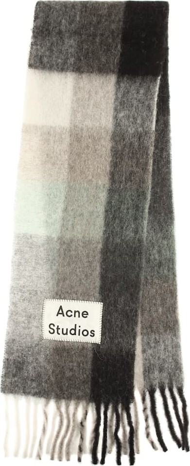 Acne Studios Alpaca, wool and mohair scarf