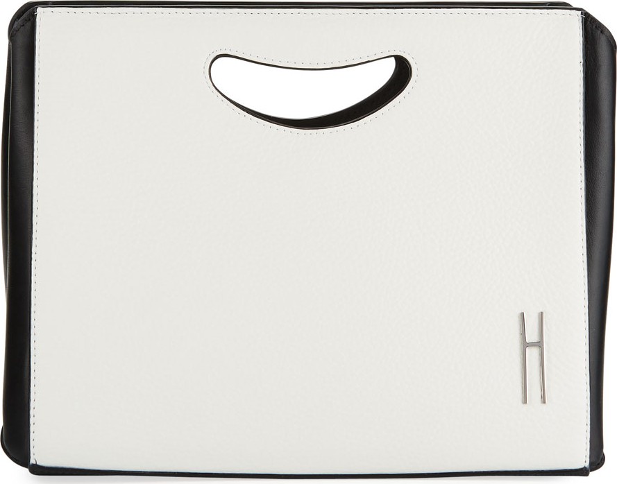 Hayward 1712 Two-Tone Basket Clutch Bag