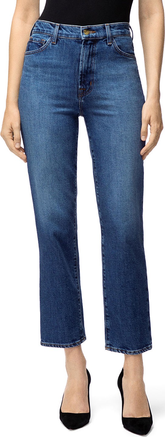J BRAND Jules High-Rise Straight-Leg Jeans
