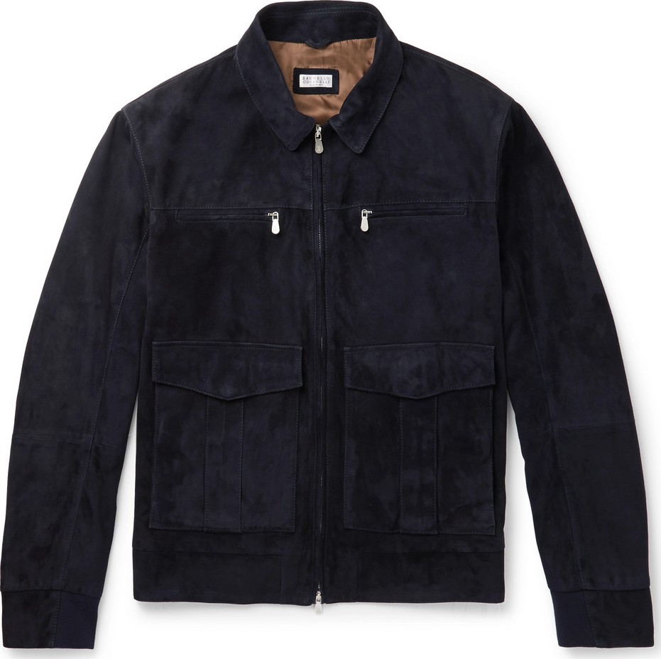 Brunello Cucinelli Suede Jacket