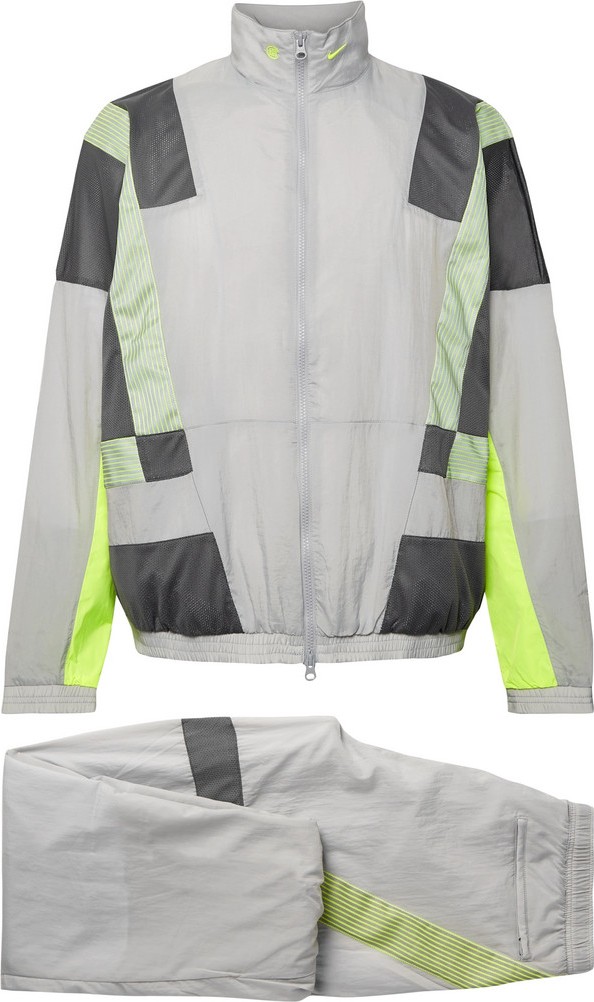 Nike + CLOT Colour-Block Mesh-Panelled Dri-FIT Tracksuit