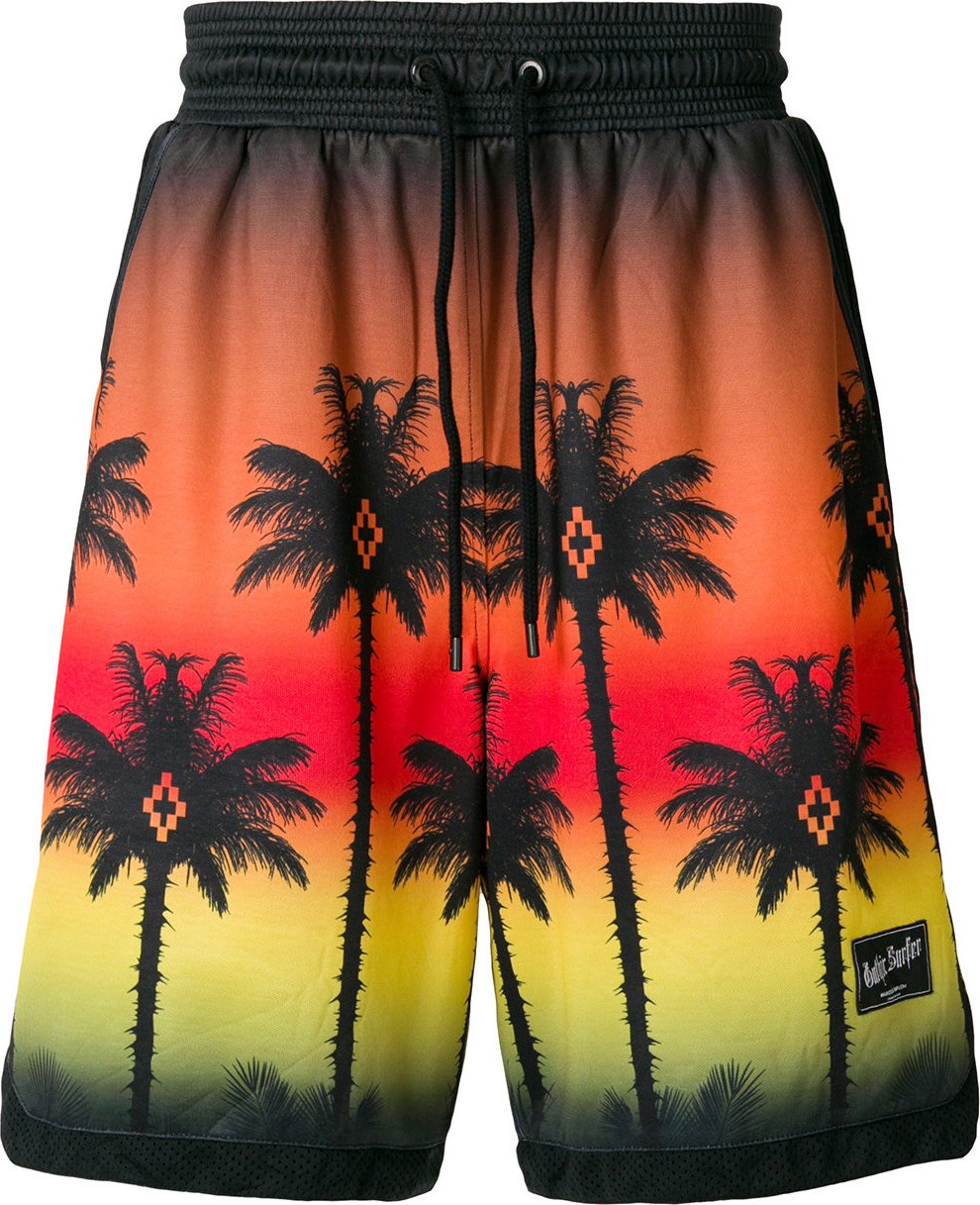Marcelo Burlon palm sunset bermuda shorts