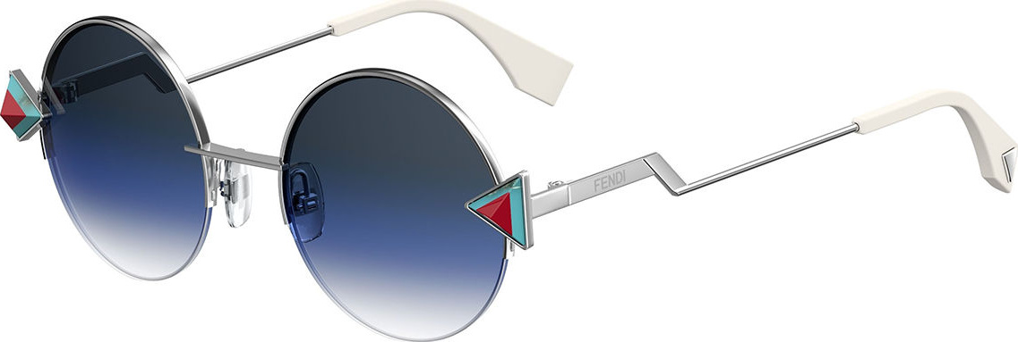 Fendi Rainbow Round Sunglasses