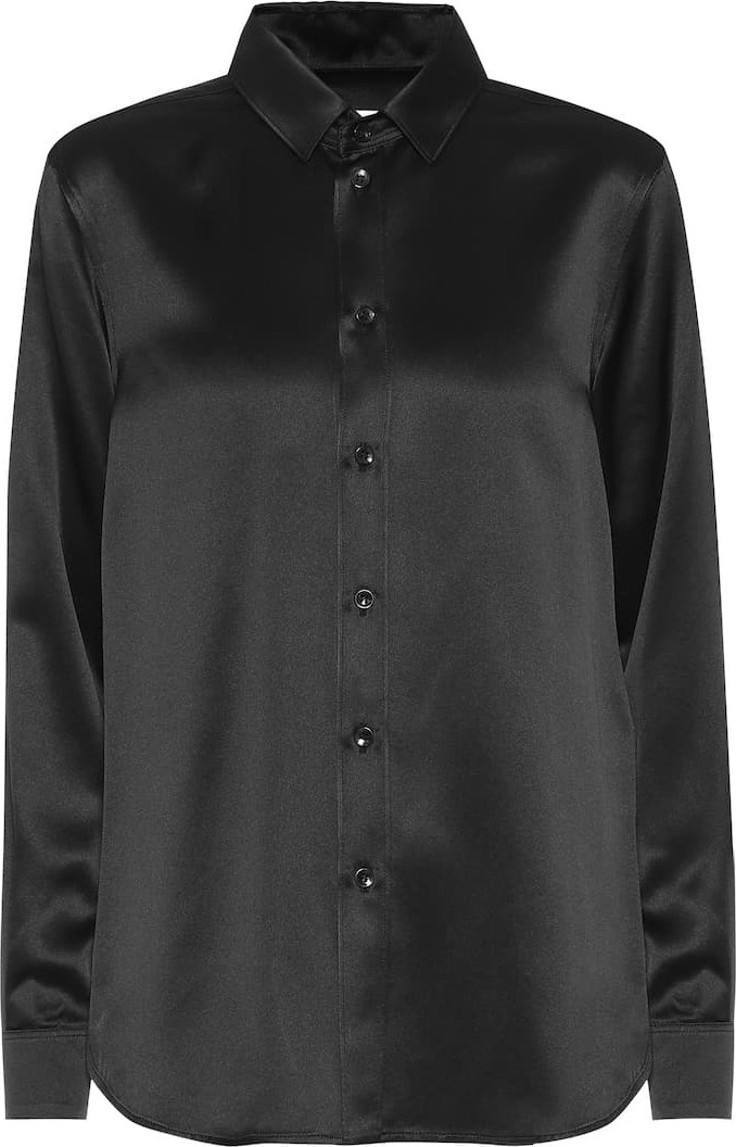 Saint Laurent Silk-satin blouse