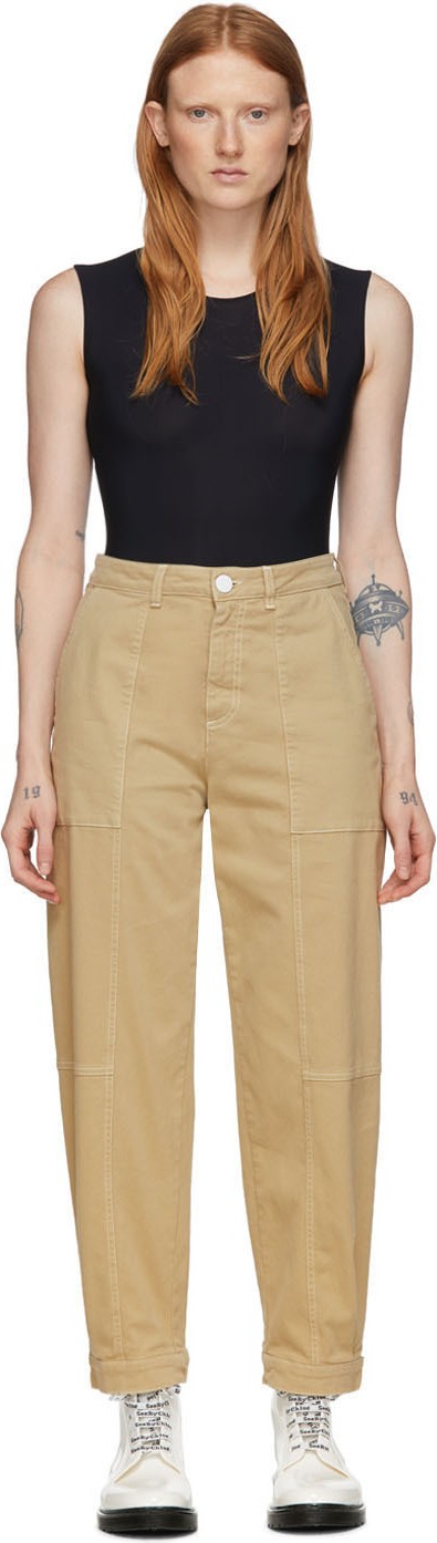 See By Chloé Tan Panelled Jeans See By Chloé Tan Panelled Jeans