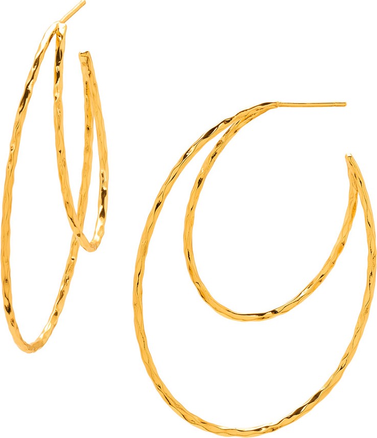 Gorjana Waverly Profile Hoop Earrings
