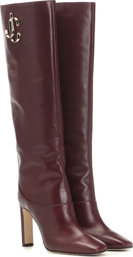 Jimmy Choo Mahesa 100 leather boots