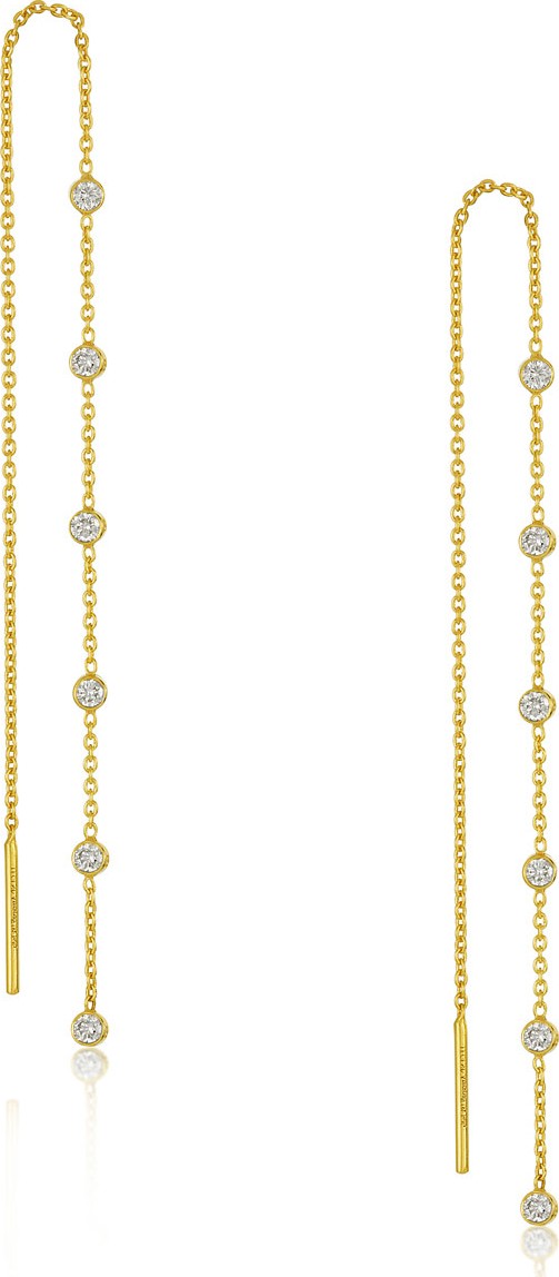 Legend Amrapali Tarakini Diamond Threader Earrings