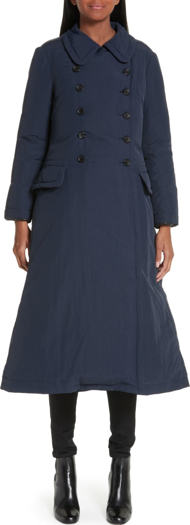 Comme Des Garcons Double Breasted Down Coat