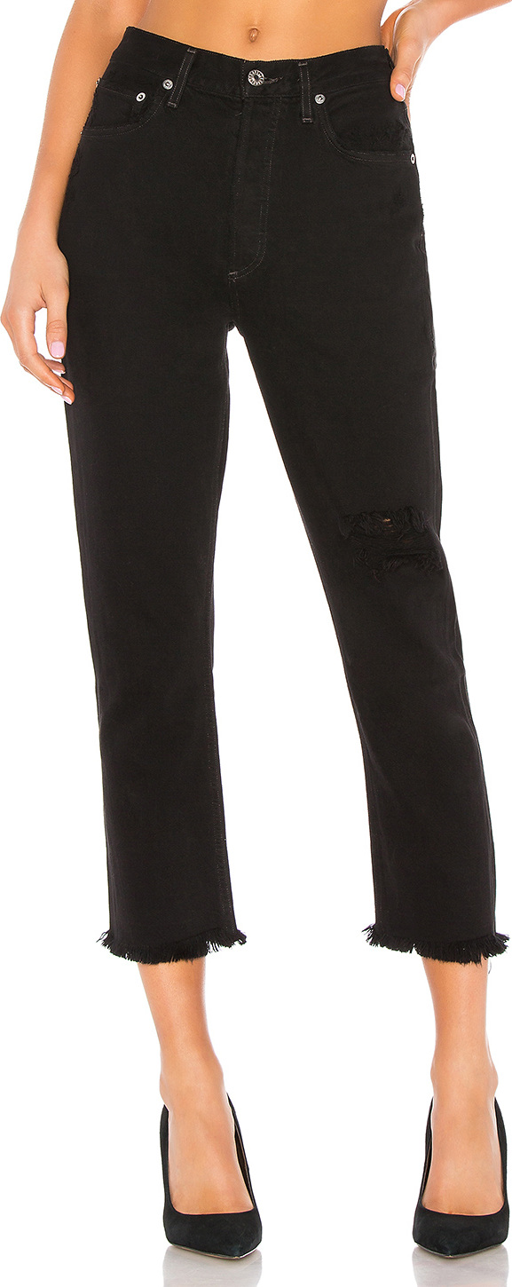 Agolde Riley Hi Rise Straight Crop