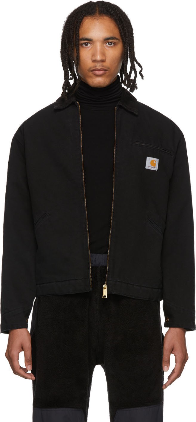 Carhartt Work In Progress Black OG Detroit Jacket