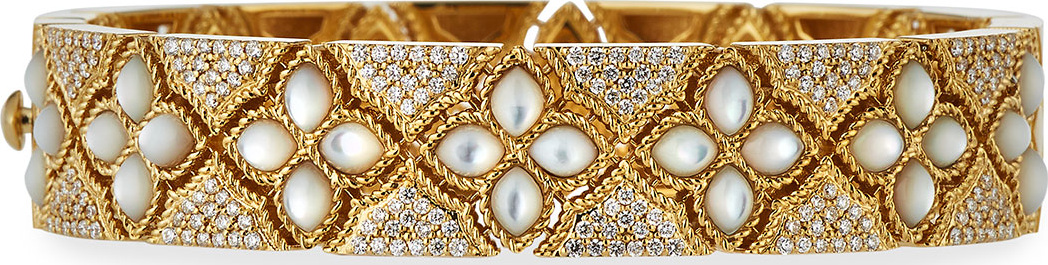 Roberto Coin Venetian Princess Diamond & Mother-of-Pearl Bracelet
