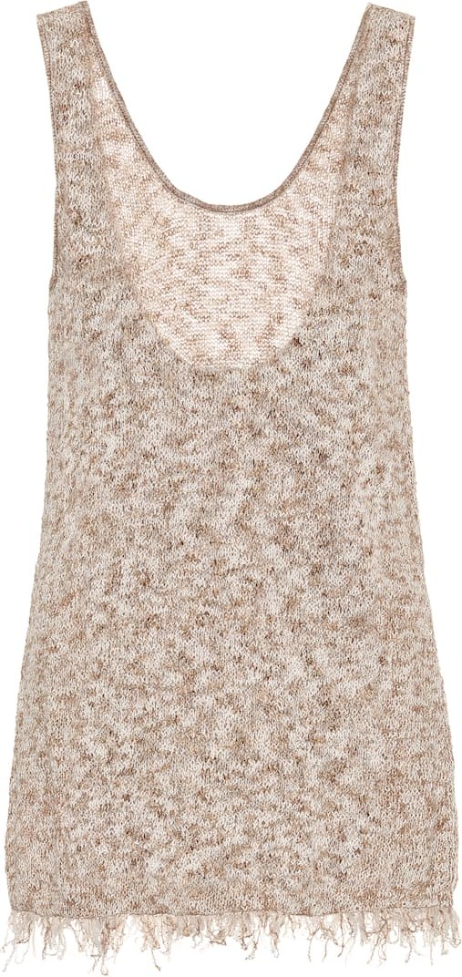 Alanui Exclusive to Mytheresa – Cotton-blend knit tank top