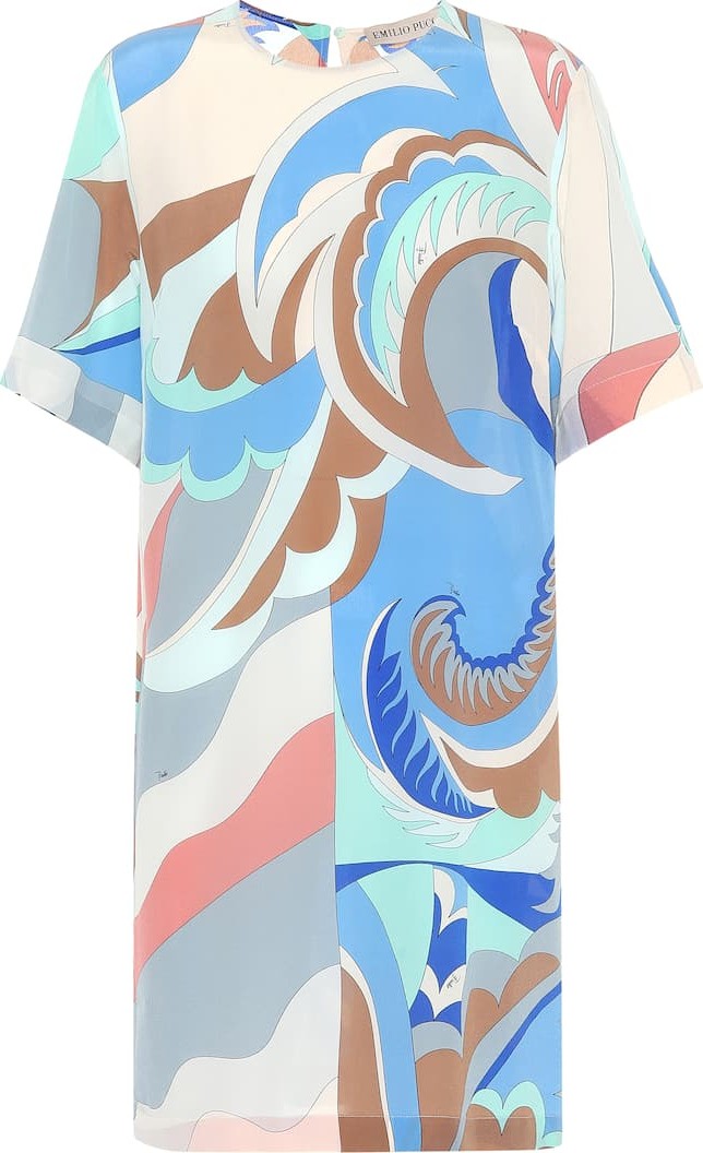 Emilio Pucci Printed silk minidress