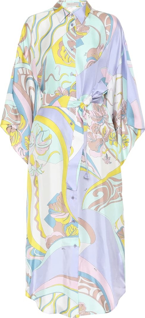 Emilio Pucci Printed silk dress
