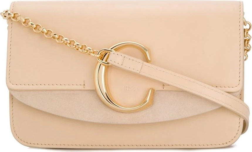 Chloe C mini wallet bag
