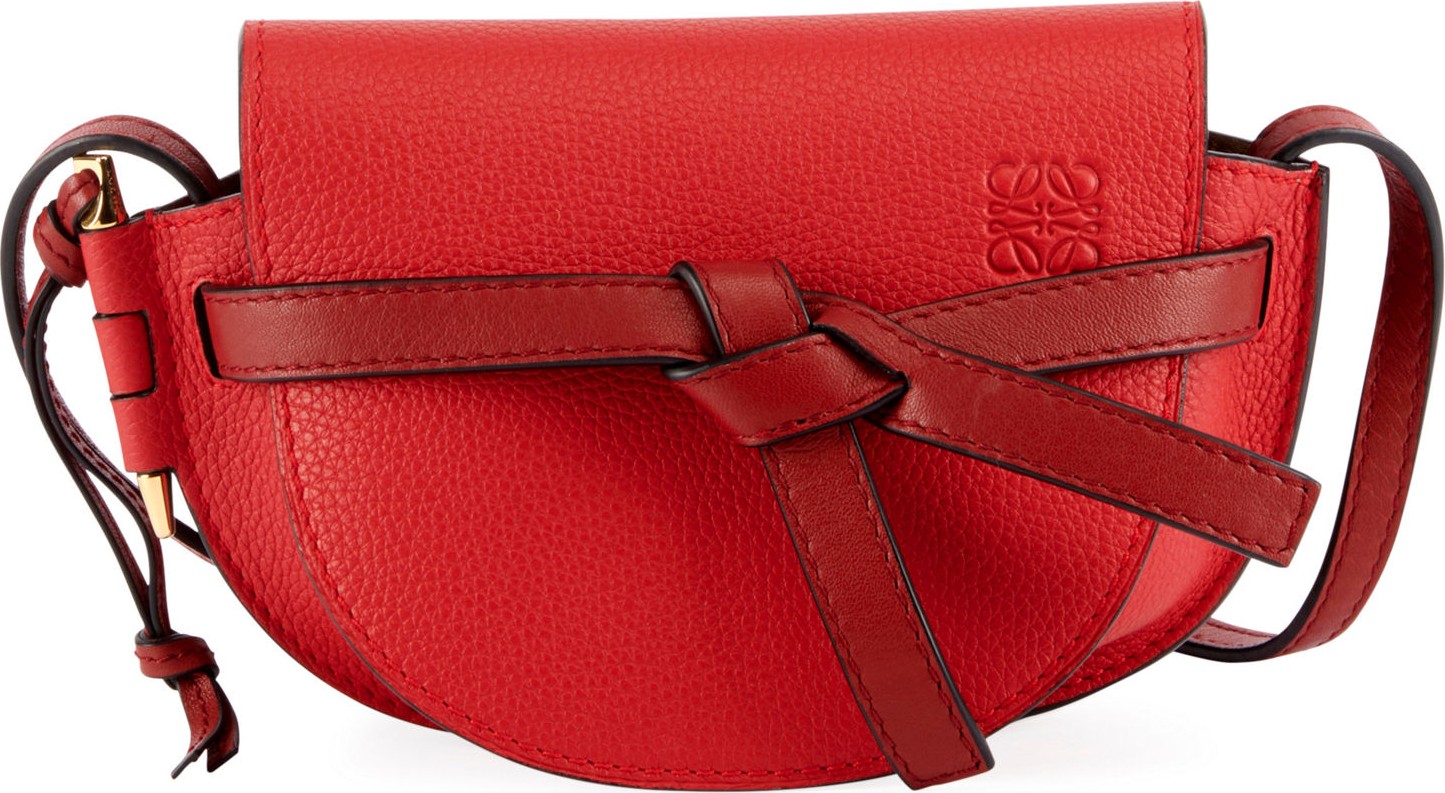 LOEWE Gate Mini Grain Leather Shoulder Bag
