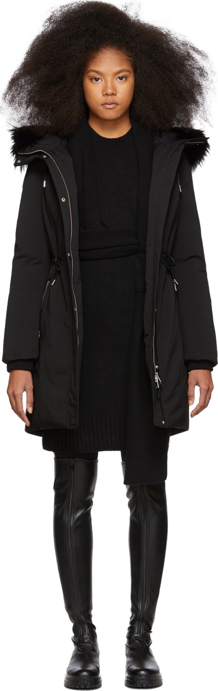 Mackage SSENSE Exclusive Black Down Anabel Coat