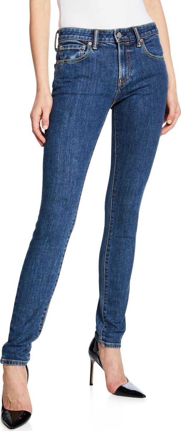 Burberry London England Scotton Mid-Rise Skinny-Fit Jeans