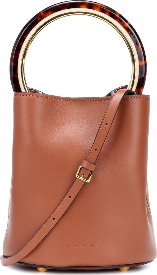Marni Pannier leather bucket bag
