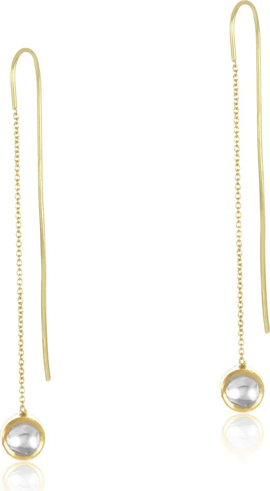 Legend Amrapali Kundan Vintage Diamond Threader Earrings