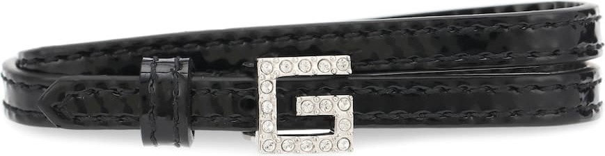 Gucci Square G patent leather choker