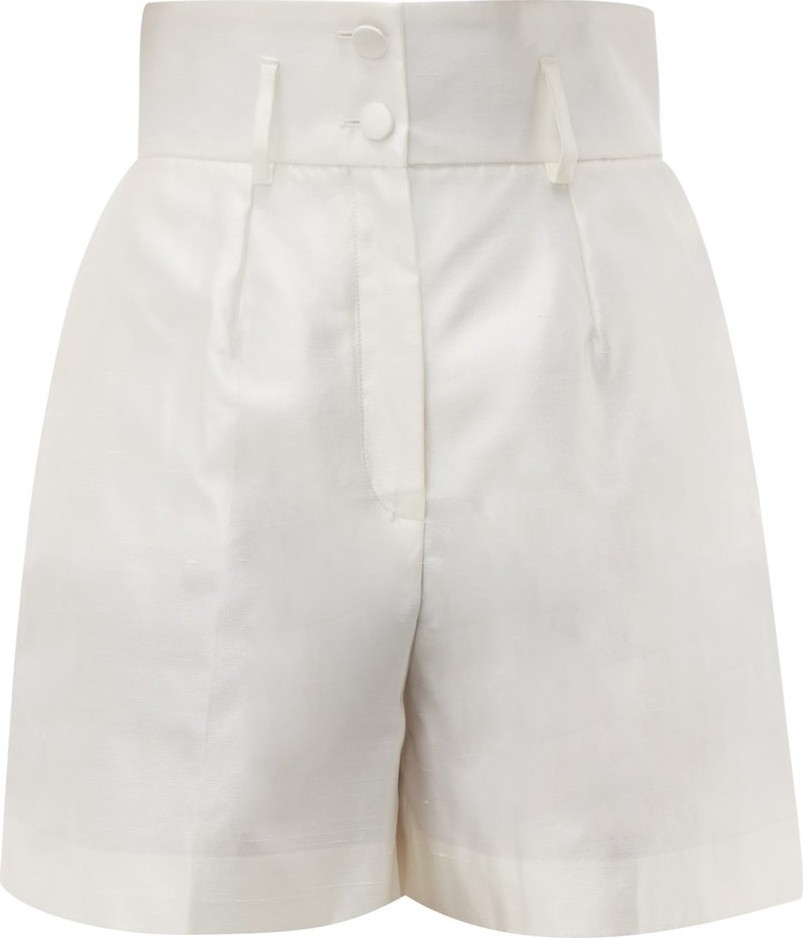 Dolce & Gabbana Micado silk-shantung shorts