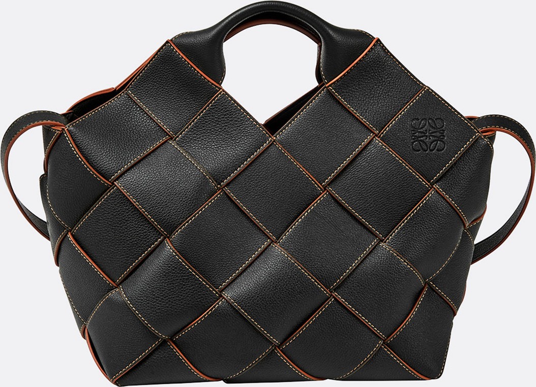 LOEWE Woven Leather Basket Bag