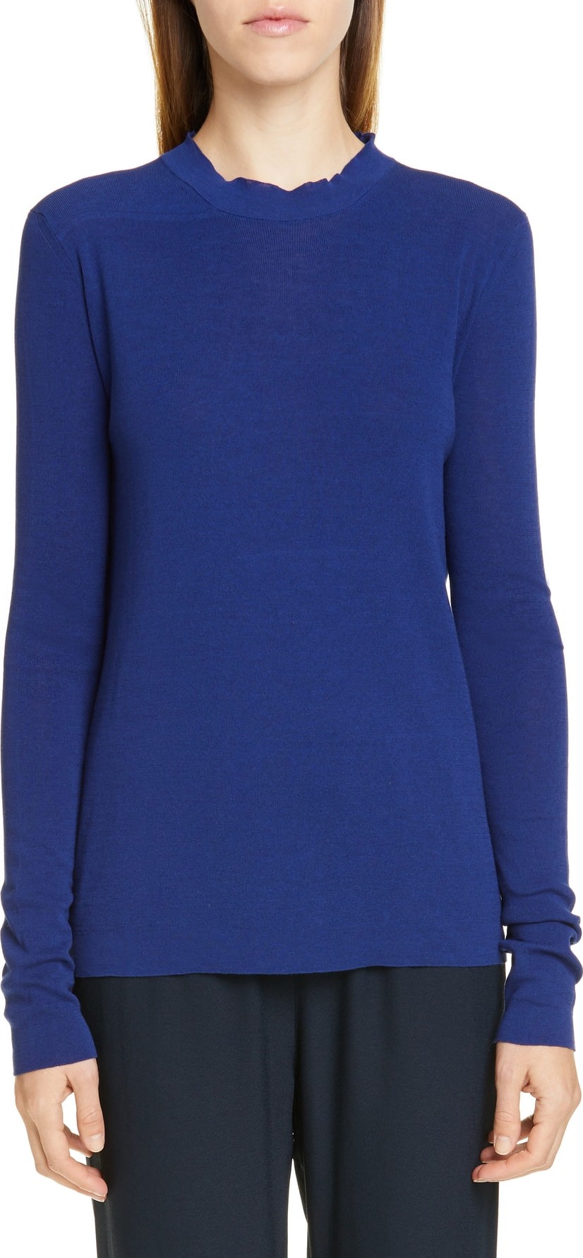 Mansur Gavriel Mock Neck Cotton Sweater