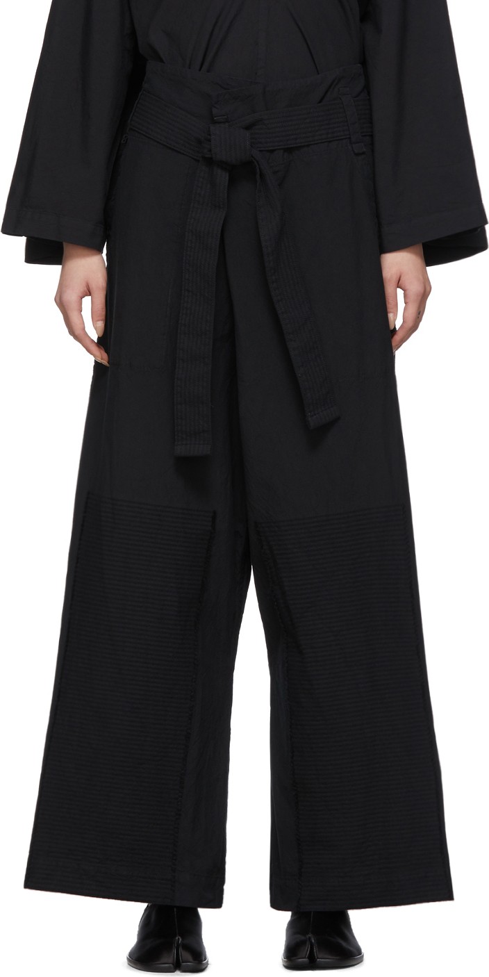 Issey Miyake Black JD Trousers