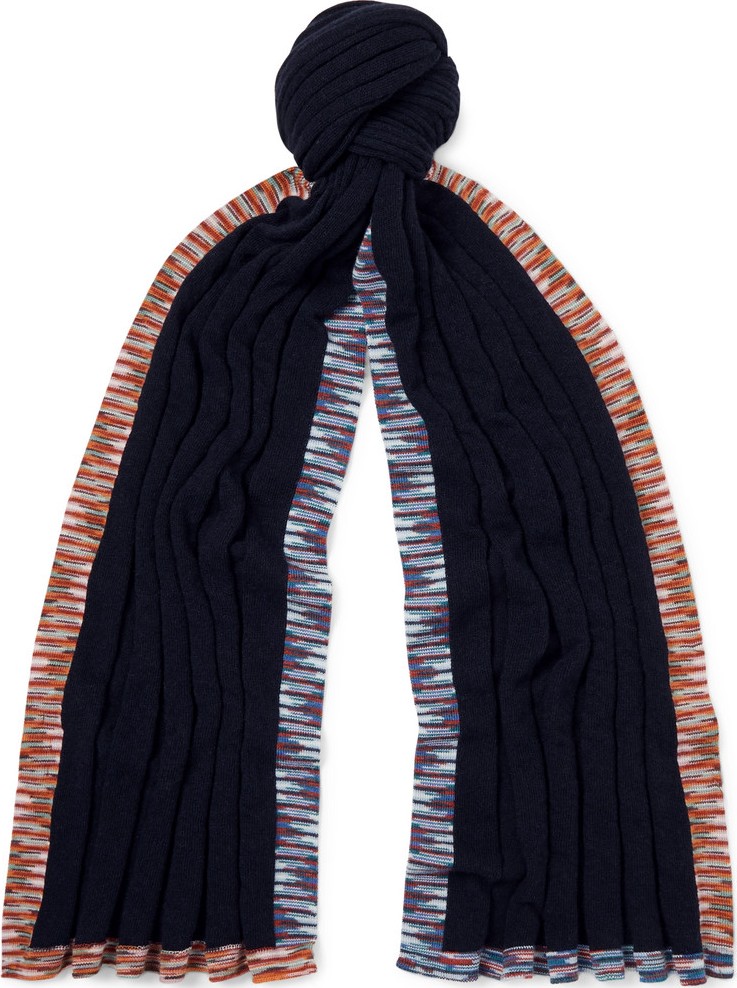 Missoni Space-Dyed Cashmere and Wool-Blend Scarf