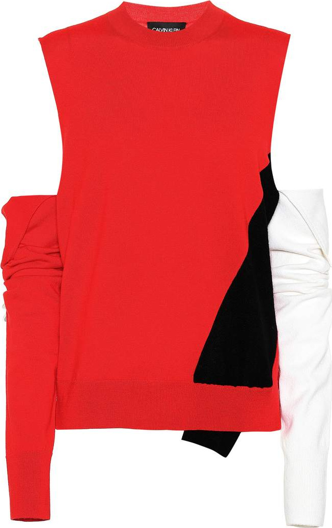 Calvin Klein 205W39NYC Wool and cashmere-blend sweater