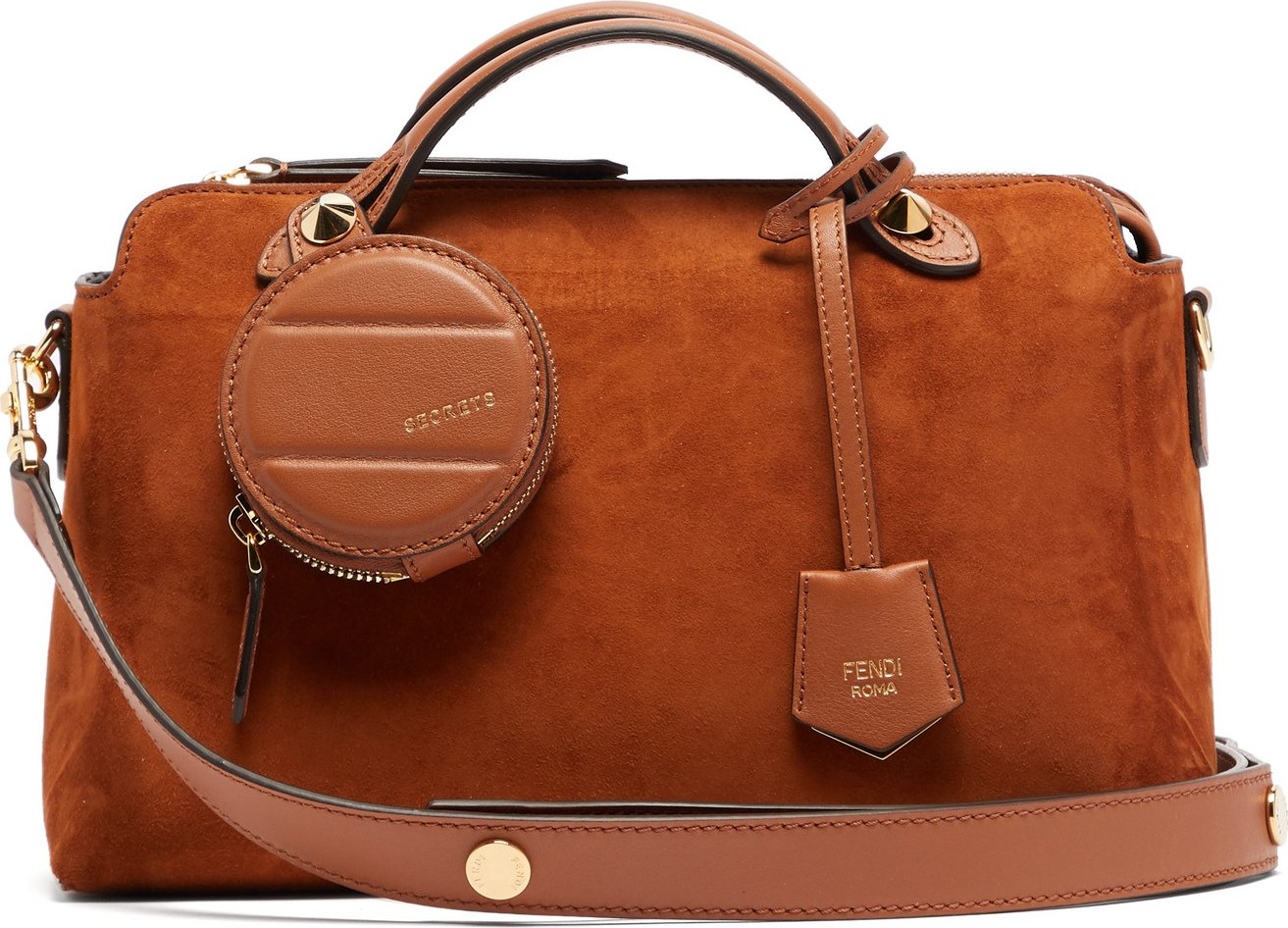 Fendi By The Way suede shoulder bag