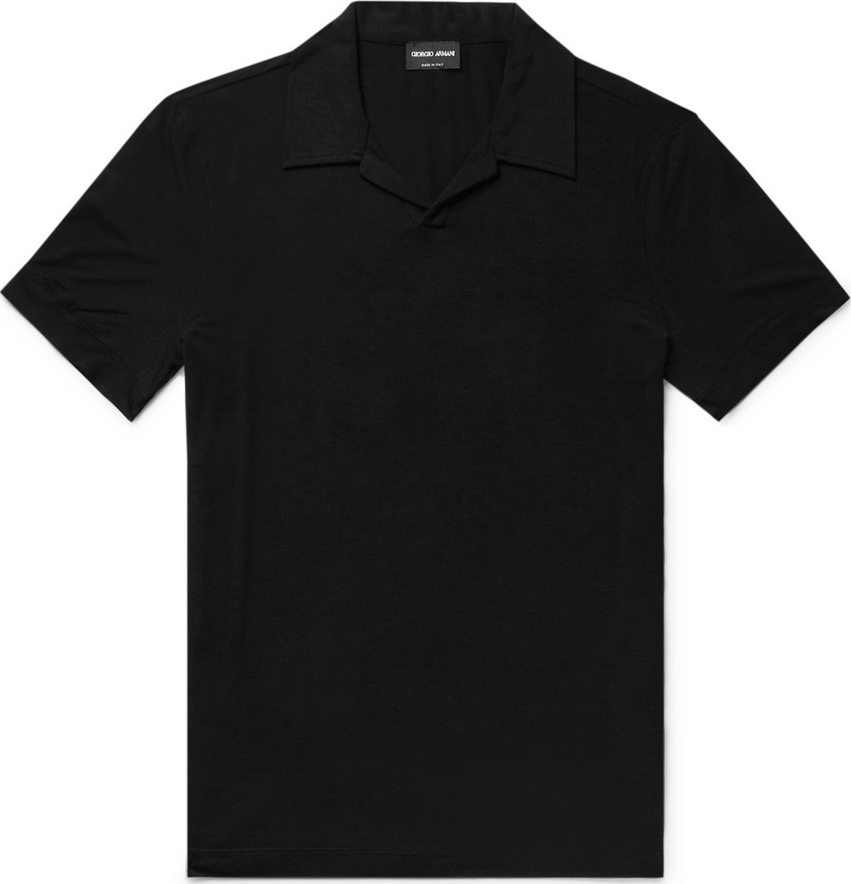 Giorgio Armani Slim-Fit Jersey Polo Shirt
