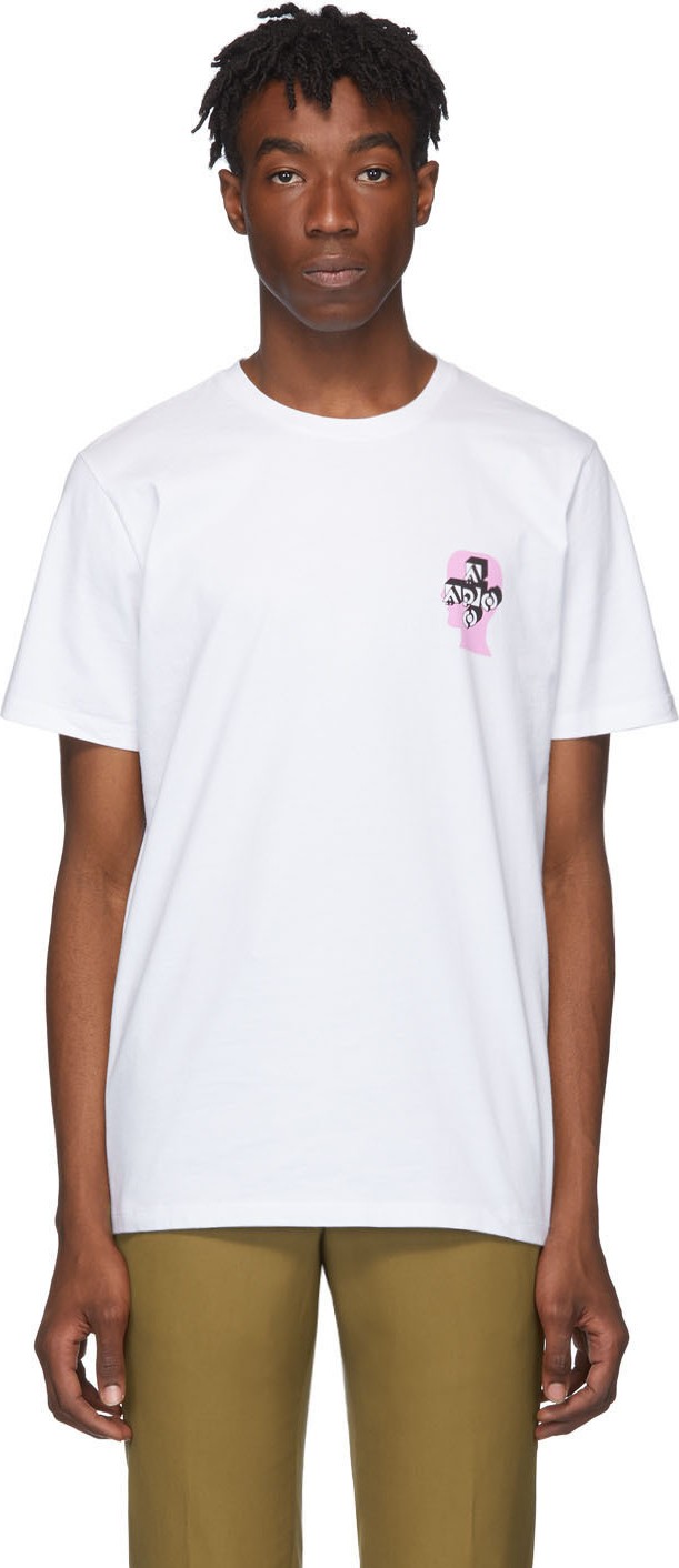A.P.C. White Brain Dead Edition Dusty T-Shirt
