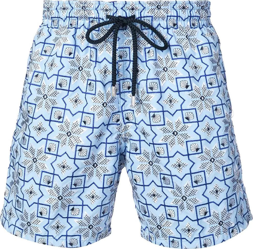 Vilebrequin Geometric snowflake swim trunks