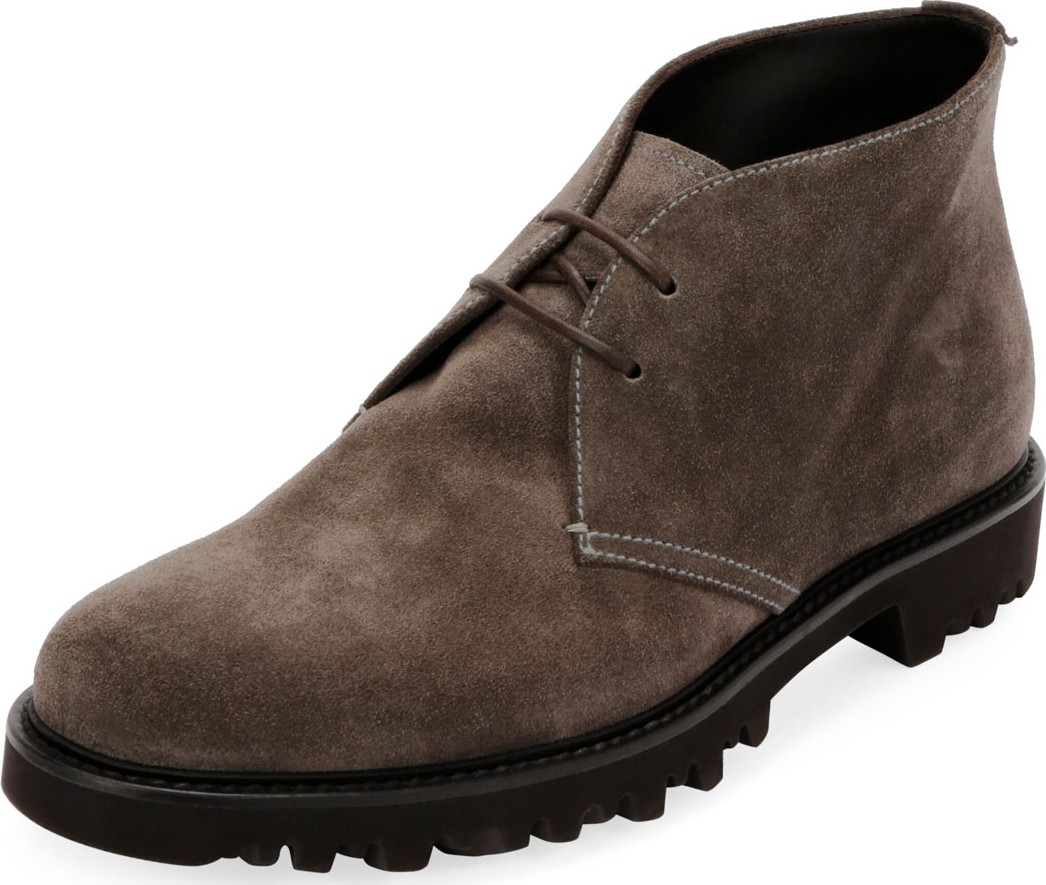 Giorgio Armani Men's Suede Chukka Boot