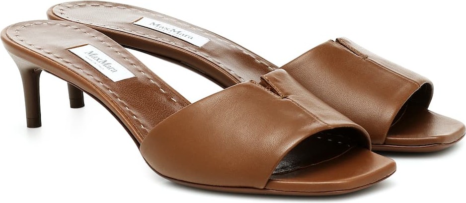 Max Mara Marion leather sandals