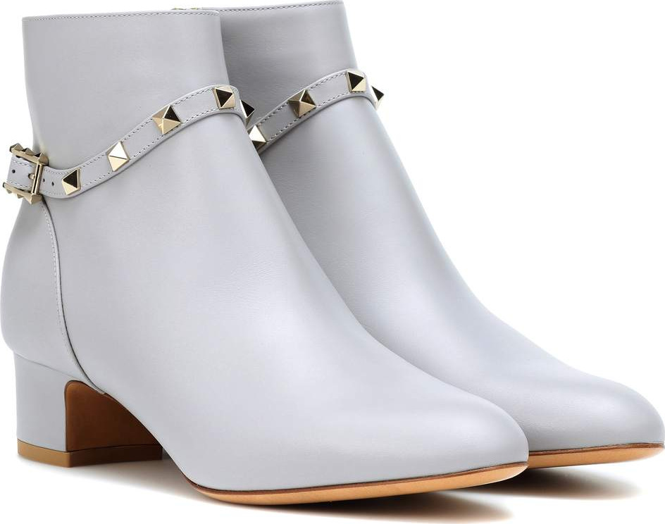 Valentino Valentino Garavani Rockstud leather ankle boots