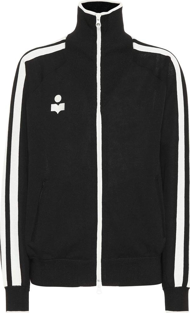 Isabel Marant Etoile Striped zip-front jacket