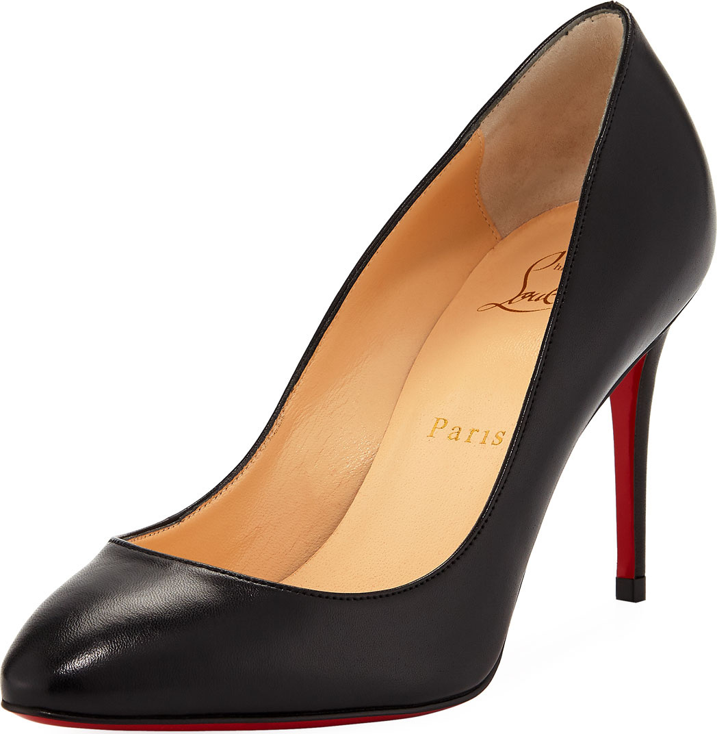 Christian Louboutin Eloise 85mm Napa Leather Red Sole Pump