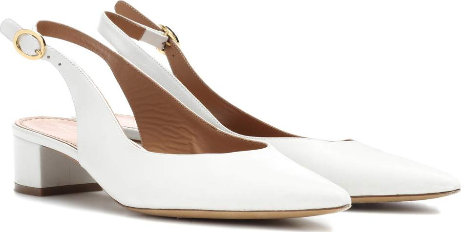 Mansur Gavriel Leather slingback pumps