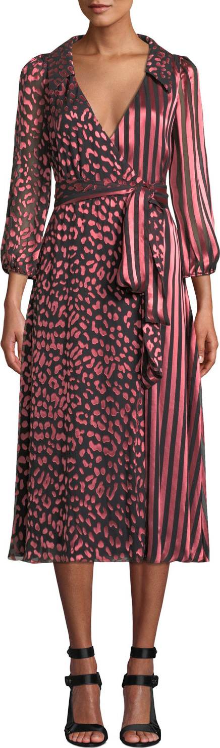 Alice + Olivia Abigail Wrap Dress