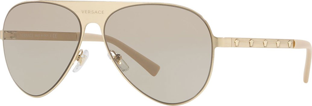 Versace Monochromatic Aviator Sunglasses